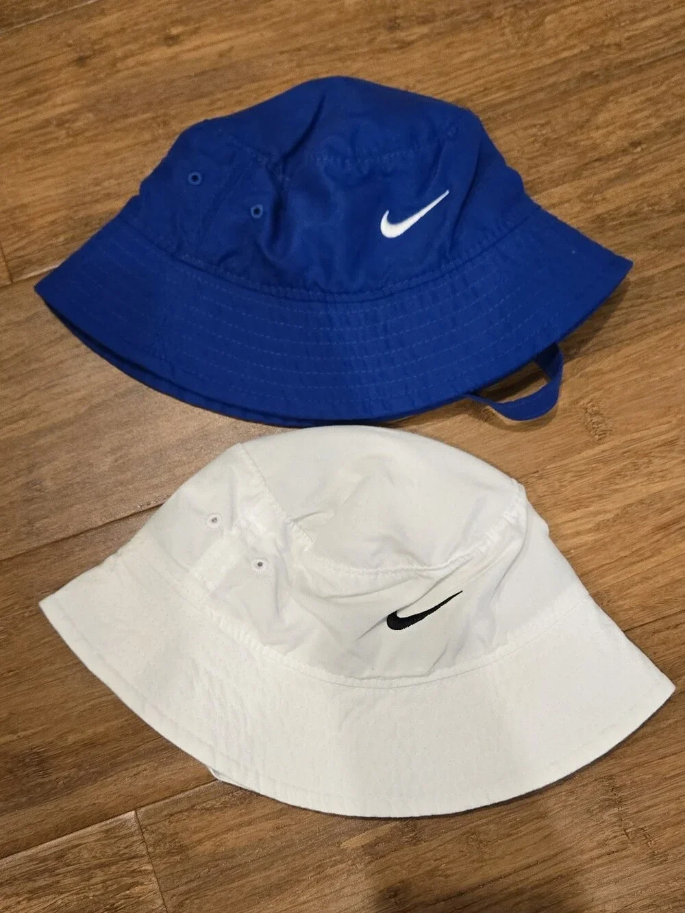 Nike Infant Bucket Hats With Velcro Chinstraps UPF 40+ Set Of 2